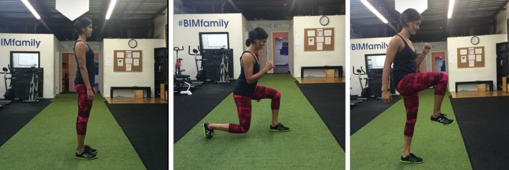 How to Perform the Reverse Lunge to Balance 2 Reference lunge to balance