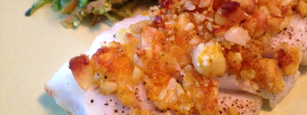 Macadamia crusted cod Banner