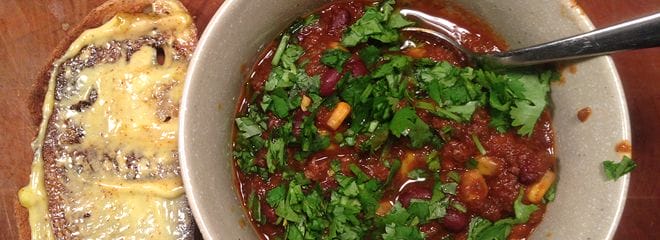 beef black bean chili