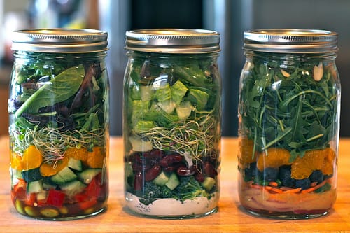 Mason jar Salad