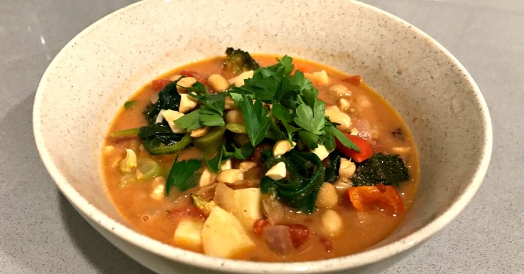 Soul-Soothing African Peanut Stew 2 african stew